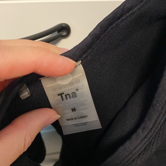 Black TNA Cropped Tank - Picture 2 of 3